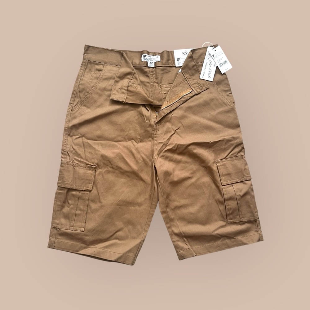 Men's Tan Cargo Shorts